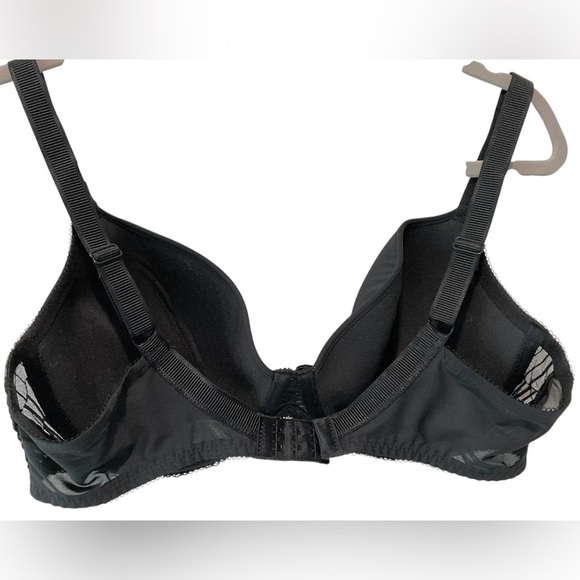 Wacoal La Femme Underwire T-Shirt Bra 38D Black  853117 - Picture 3 of 5
